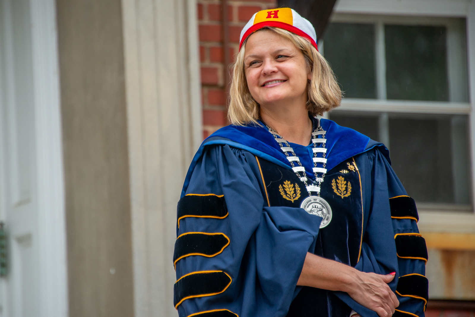 Photo of Andrea E. Chapdelaine at the 2021 Convocation Ceremony
