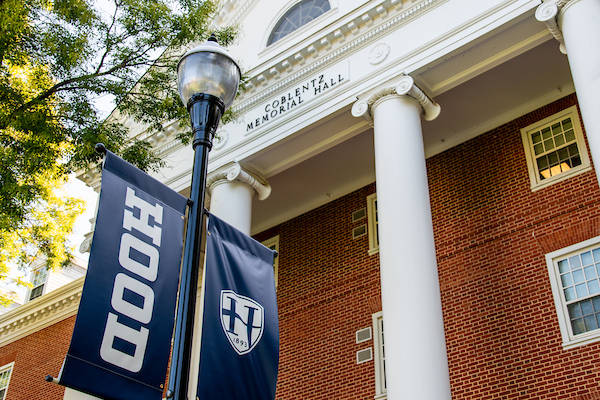 Hood College's Coblentz Memorial Hall during the summer