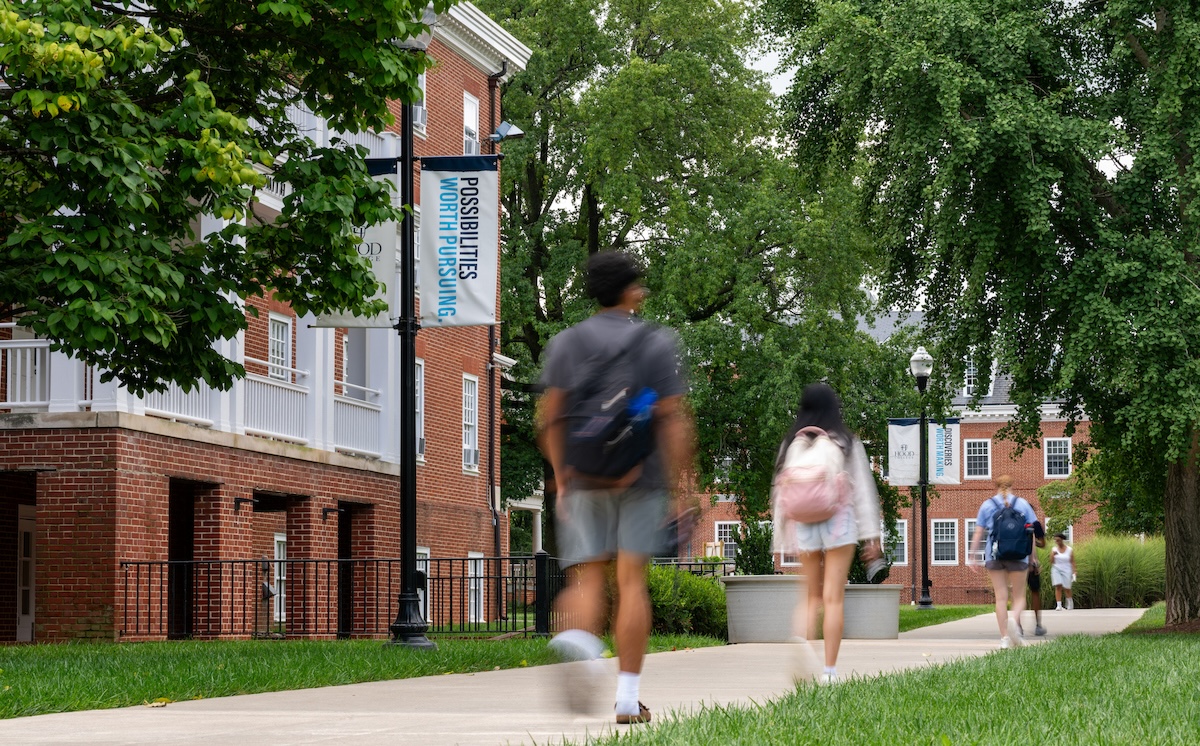 Students walk to class during the fall 2026 semester