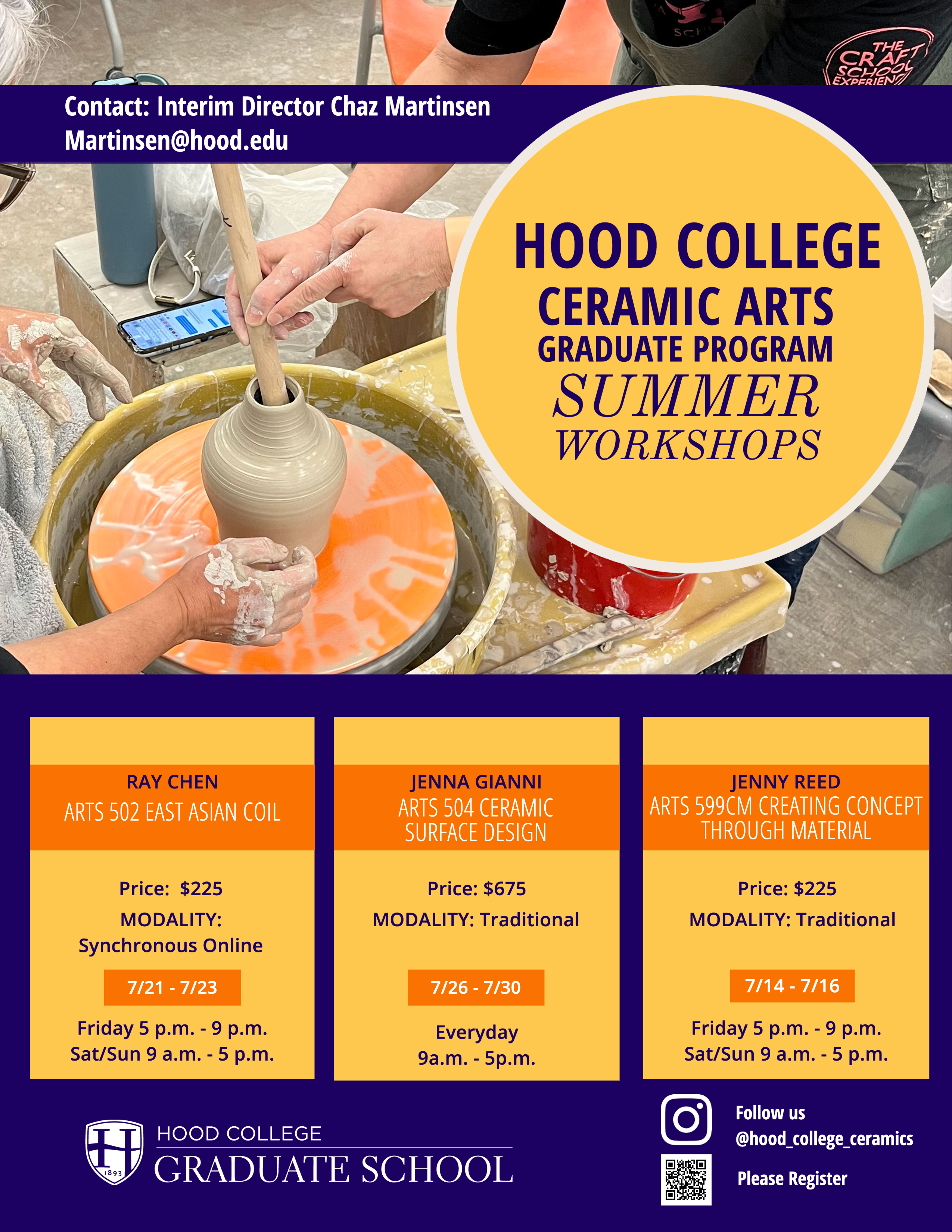 Ceramics Calendar | Hood College