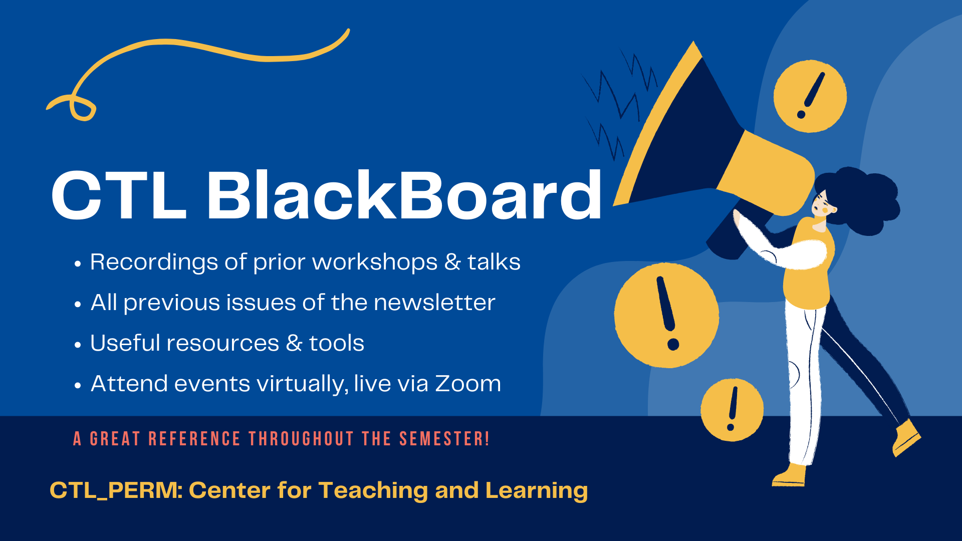 CTL BlackBoard Page - a great resource