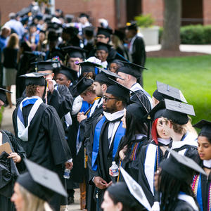 Hood College students at the 2023 Commencement Ceremony