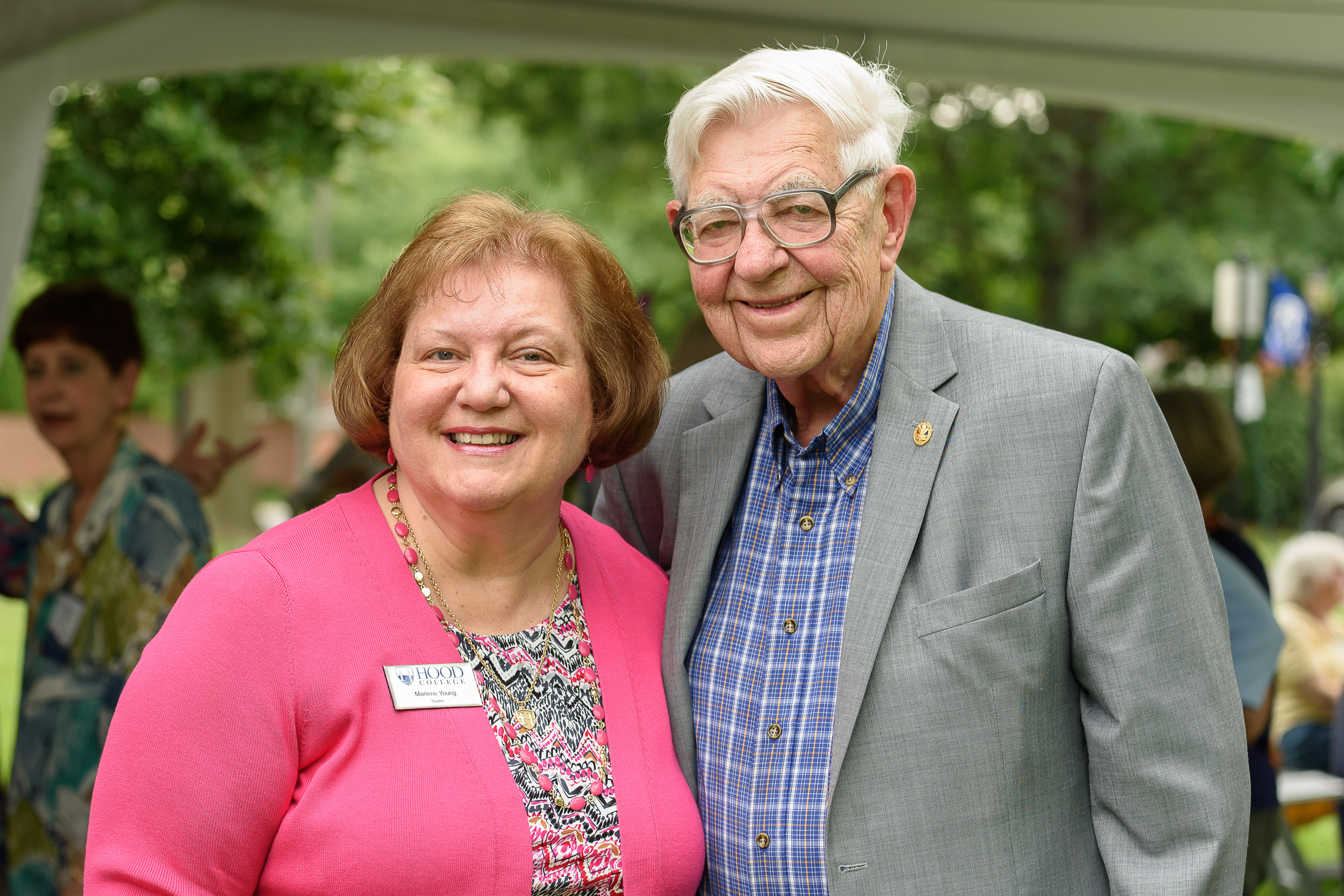 Marlene Young and George Delaplaine at an event in 2018