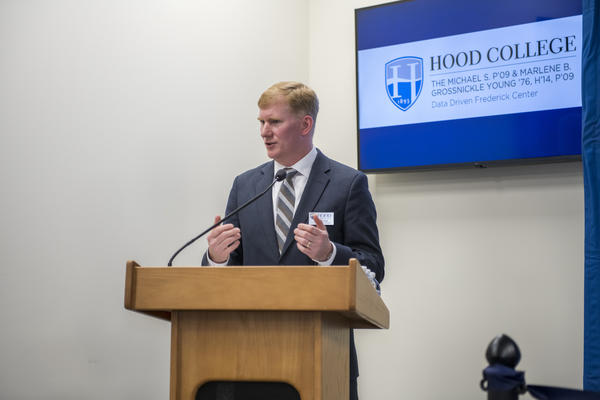 Chair of the George B. Delaplaine School of Business David Gurzick M.S. '03, Ph.D.