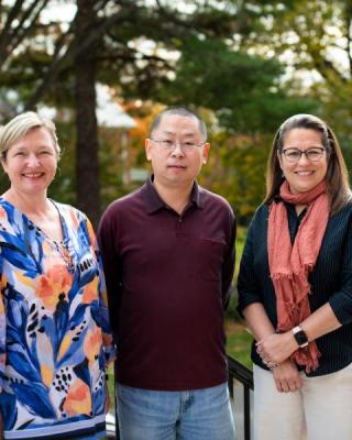 L-R Jennifer Cuddapah, Jiang Li, Marisel Torres-Crespo