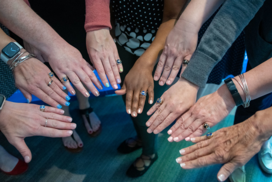 Hands with Hood rings