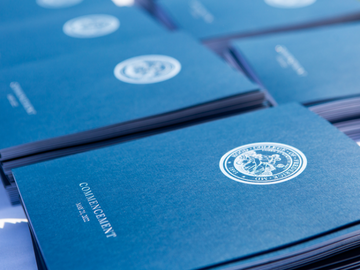 commencement program cover