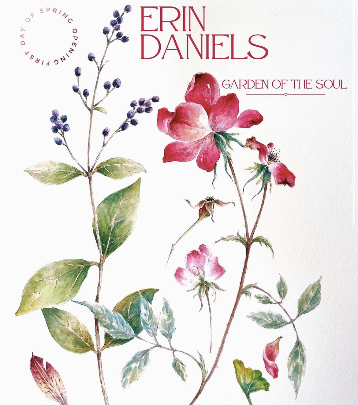 Erin Daniels "Garden of the Soul" Poster