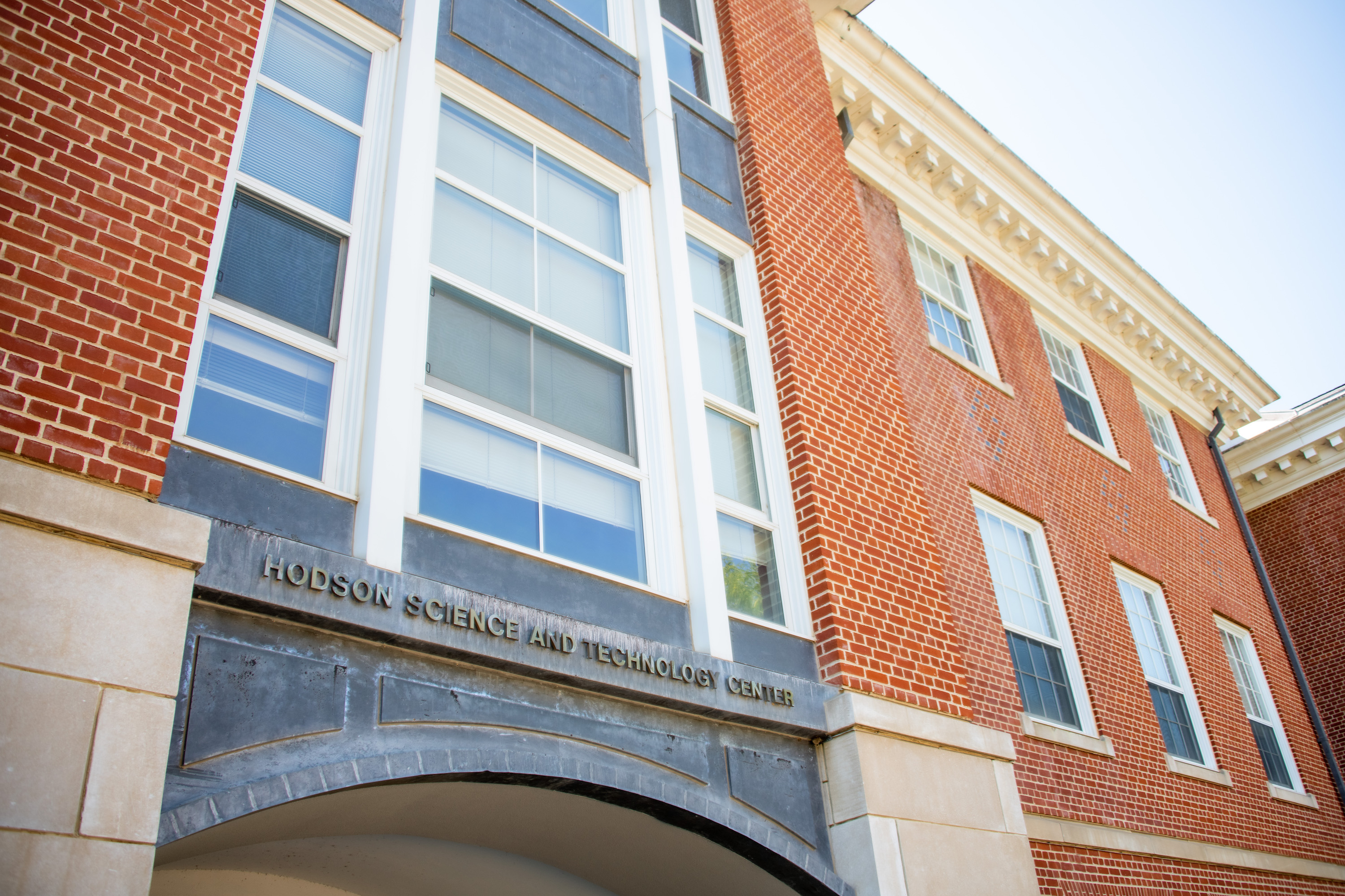 A shot of the Hodson Science and Technology Center exterior