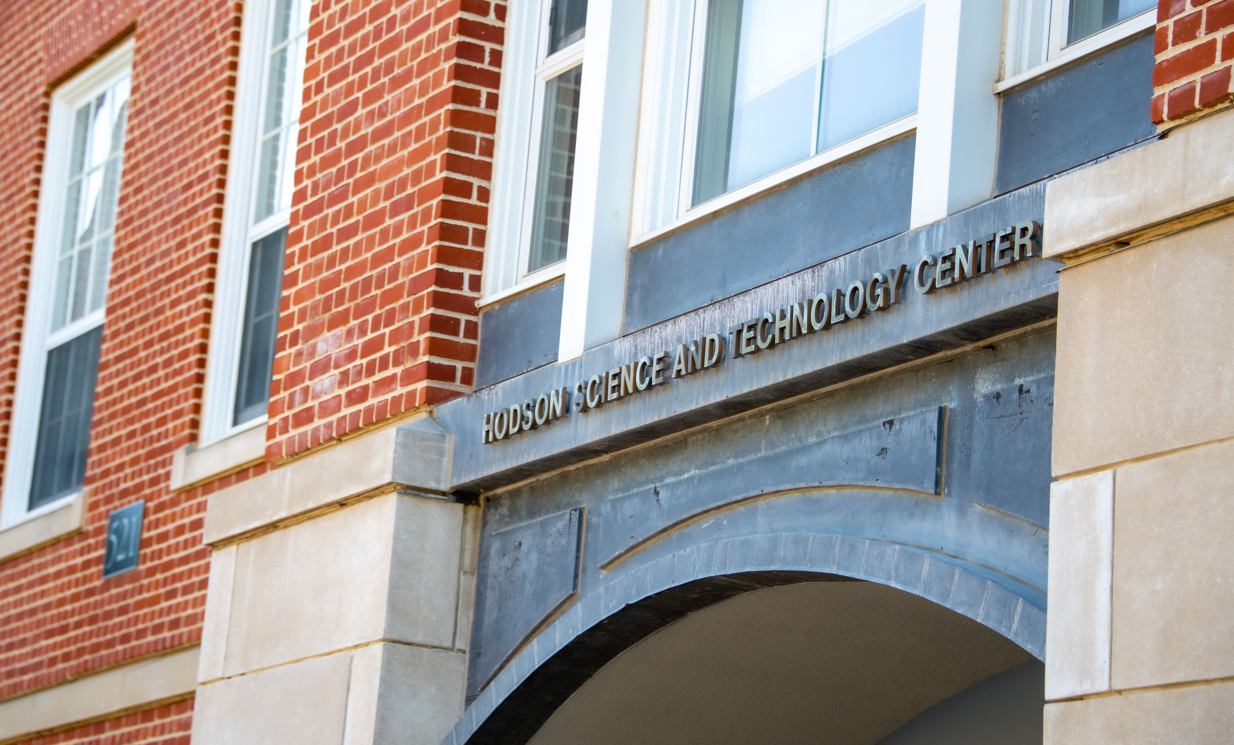 The Hodson Science and Technology Center front entrance