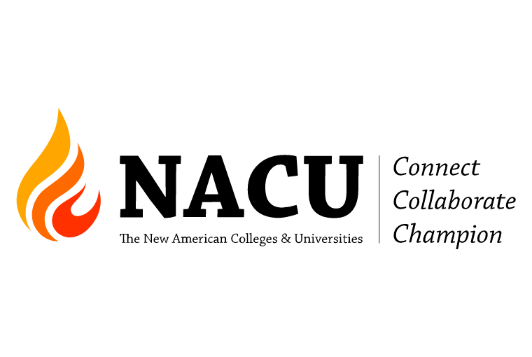 an image of the N A C U logo that reads connect, collaborate, champion