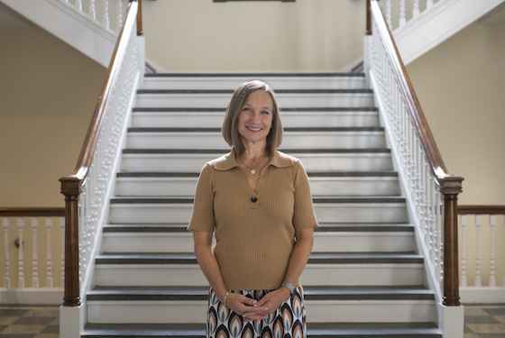 A photograph of April Boulton, dean of the Graduate School.