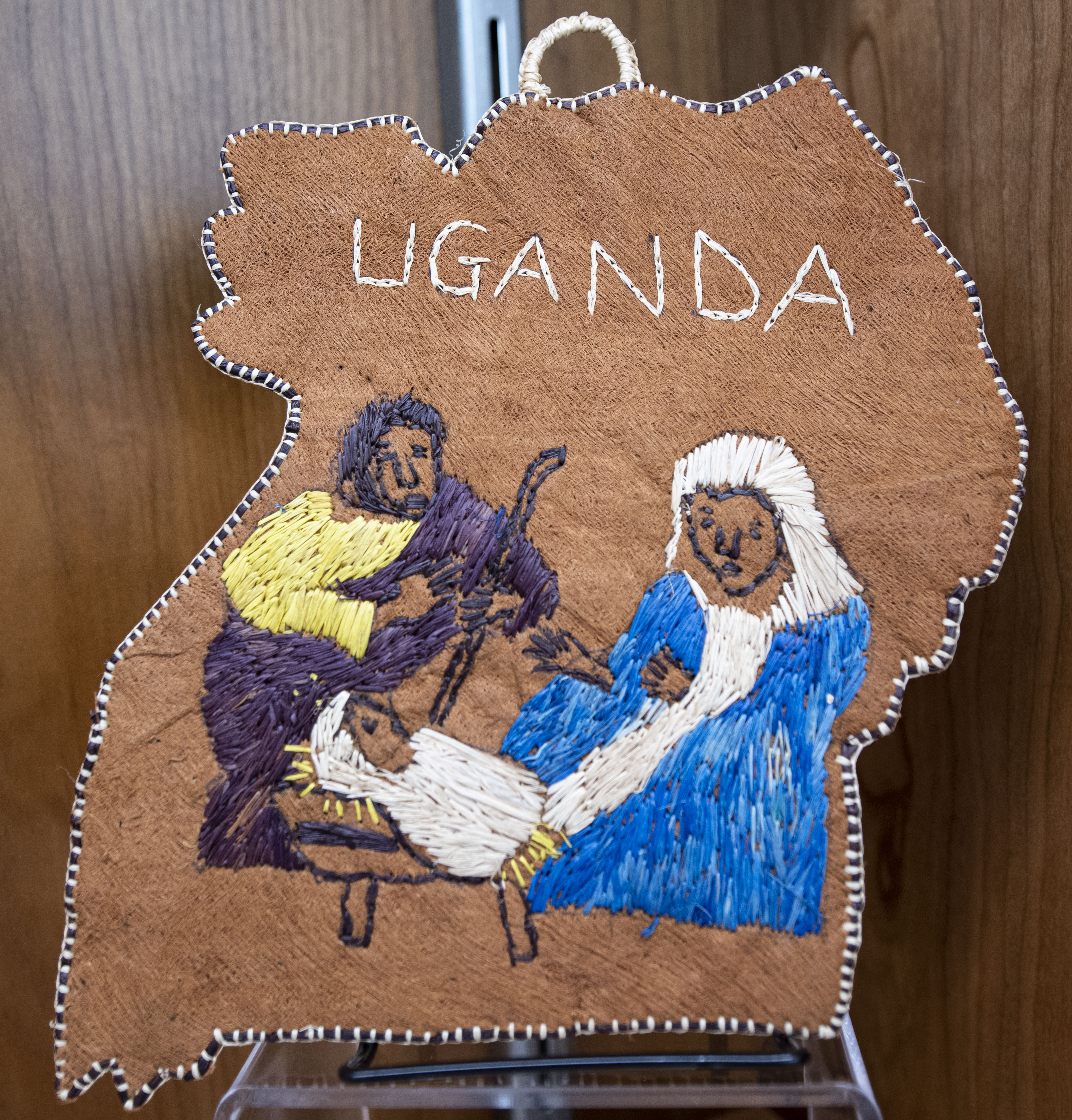 Uganda, leather, fibers