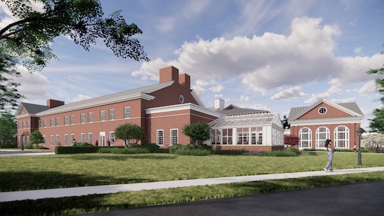 A conceptual rendering of the expanded Hodson Science and Technology Center