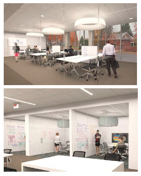 Renderings of library renovations