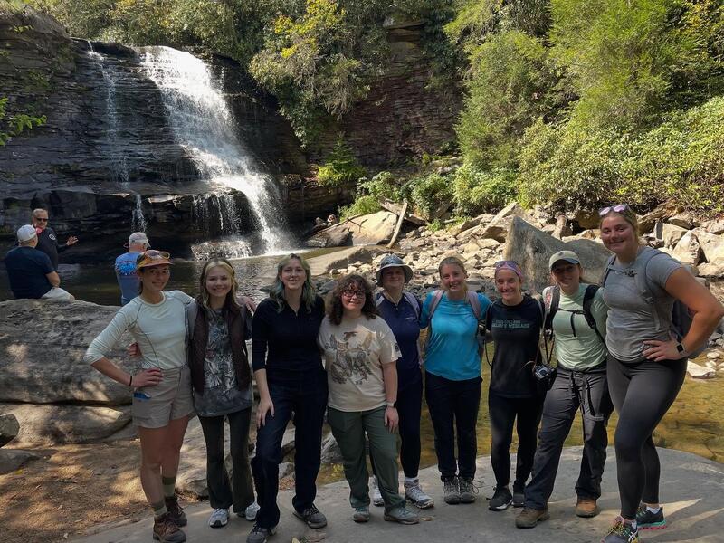 Swallow Falls group photo