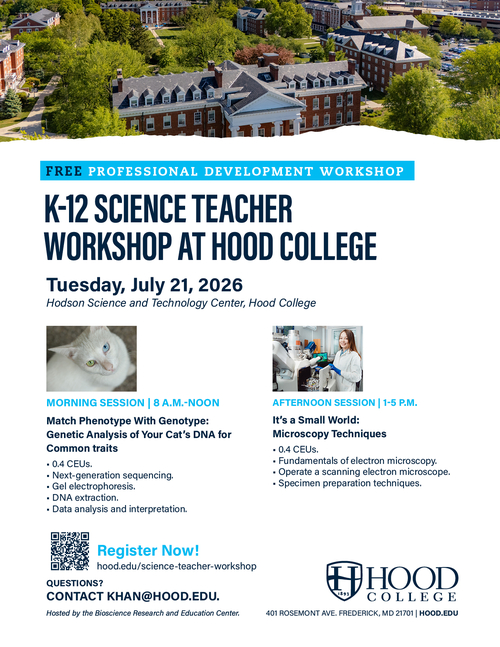 K-12 Science Teacher Workshop Flyer