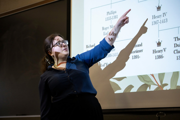 Student Presenting Their Work