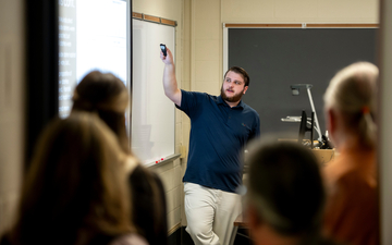 Student Presenting Their Work