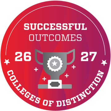 Colleges of Distinction Successful Outcomes Badge