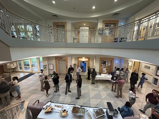 Students at the Biology & Business Alumni Networking Event