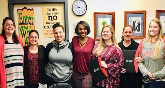 Students with Nikki