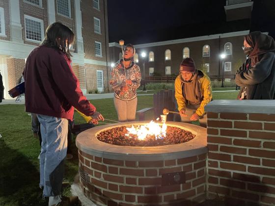 S'mores at the fire pit