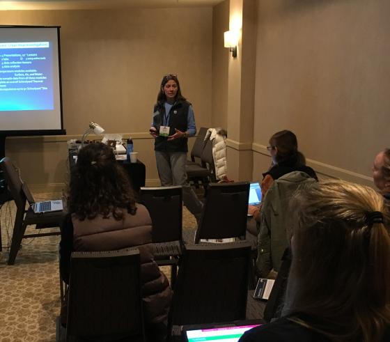 Simonson presents at MAEOE workshop