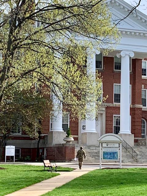 Soldier at Hood College