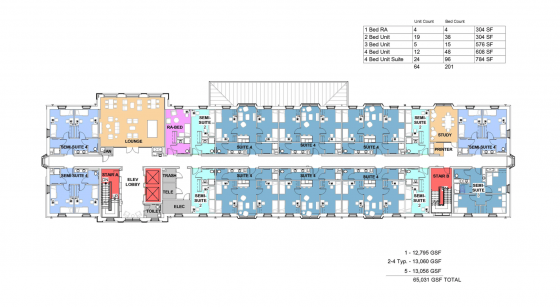 Architectural drawing, floor plan