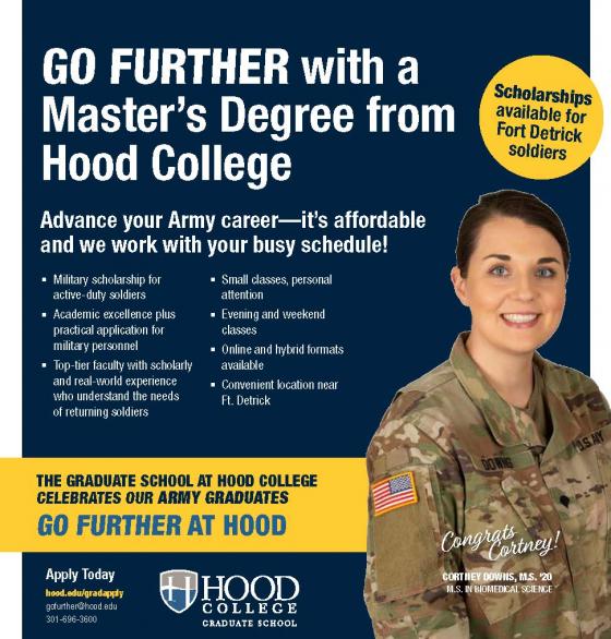 Hood Fort Detrick Graduate Scholarship