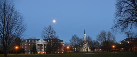 Moon Over Campus