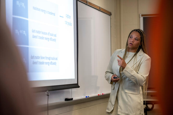 Student Presenting Their Work