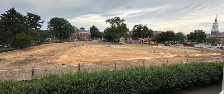 Parking lot construction