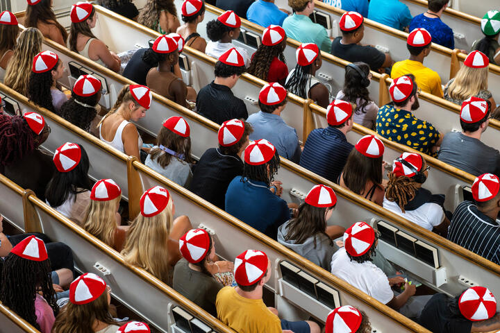 overhead dinks at convocation