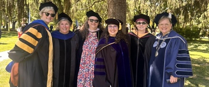 Department Faculty with College President