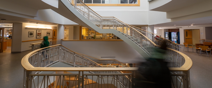 Staircase in the Hodson Science and Technology Center