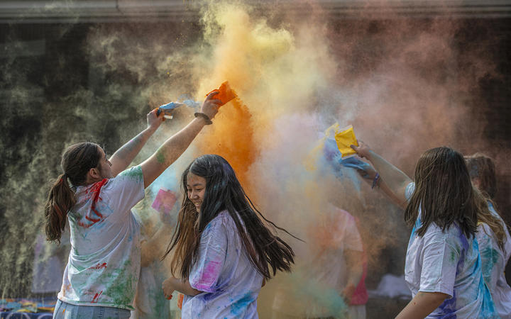 Holi colors