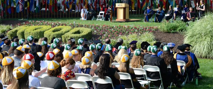 Convocation crowd
