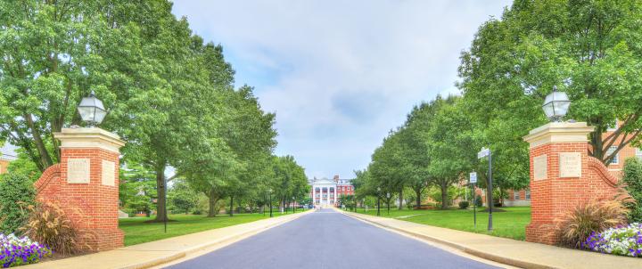 Entrance to campus