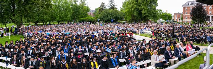 Commencement on the Quad