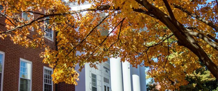 Rosenstock Hall in fall