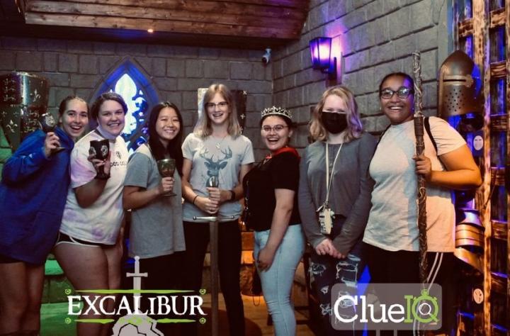 Honors FYS Students at Escape Room