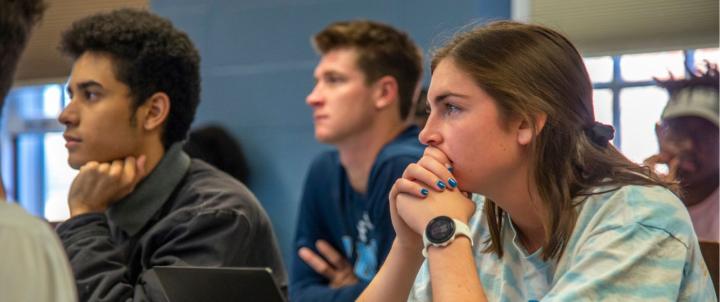 students in class