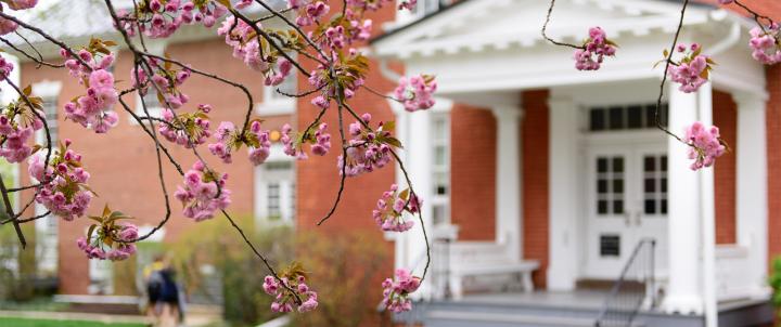 Brodbeck Hall in spring