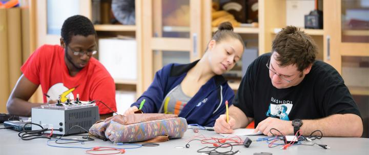 Students in lab