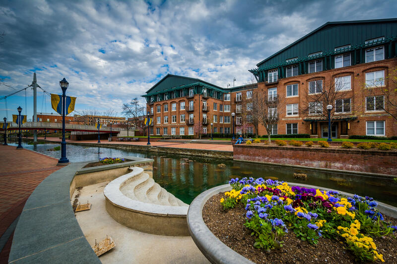 Carroll Creek in Downtown Frederick